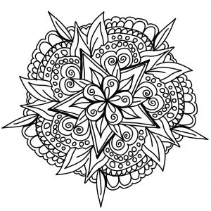 Handgezeichnetes Mandala