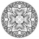 Wunderschönes, Regelmäßiges Mandala