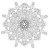 Mandala Anti-Stress-Fleuri (Thematische Mandalas : Blumen & Vegetation)