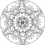 Mandala Sternblume