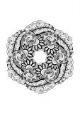 Bewegtes Mandala (Thematische Mandalas : Blumen & Vegetation)