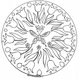 Exklusives Blumenmandala (Thematische Mandalas : Blumen & Vegetation)
