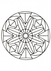 Symmetrisches Mandala leicht gemacht