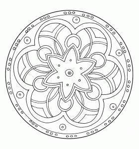 Spirographisches Mandala