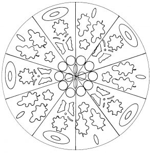 Mandala ganz einfach (Schwierigkeitsgrad Mandalas : Einfach (für Kinder))