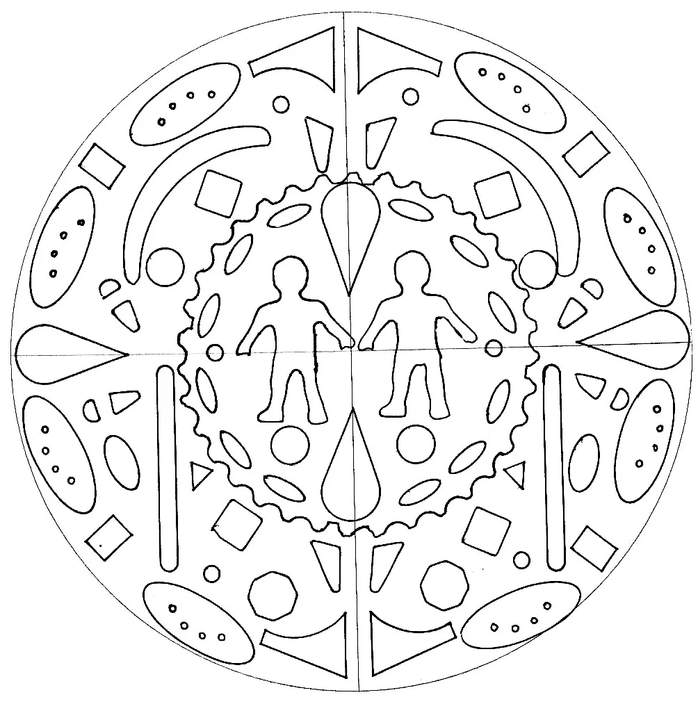 Mandala-persönlich-von-domandala-1 (Thematische Mandalas : Figuren)