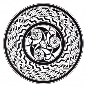 Coloriage mandala art celtic 13