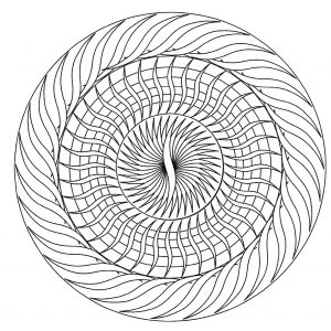 Mandala einfache geometrie 5