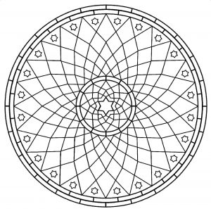 Mandala Gratuit Rosace