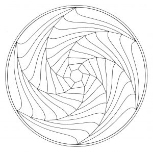 Mandala Zusammenstellend Mit Dem Objektiv Eines Fotoapparates