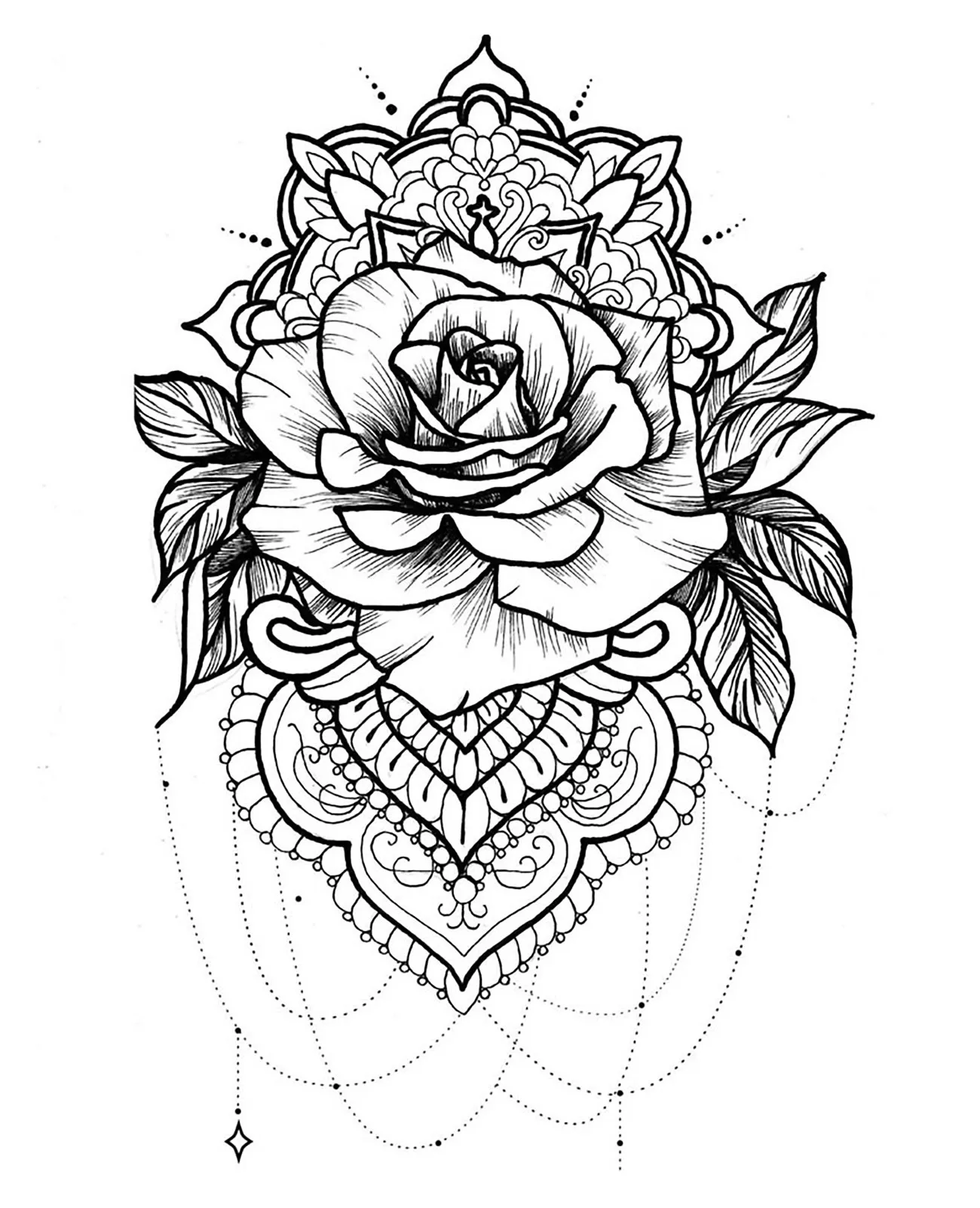 Mandala-idee-inspiration-tatouage-3 (Thematische Mandalas : Tattoo-Designs)