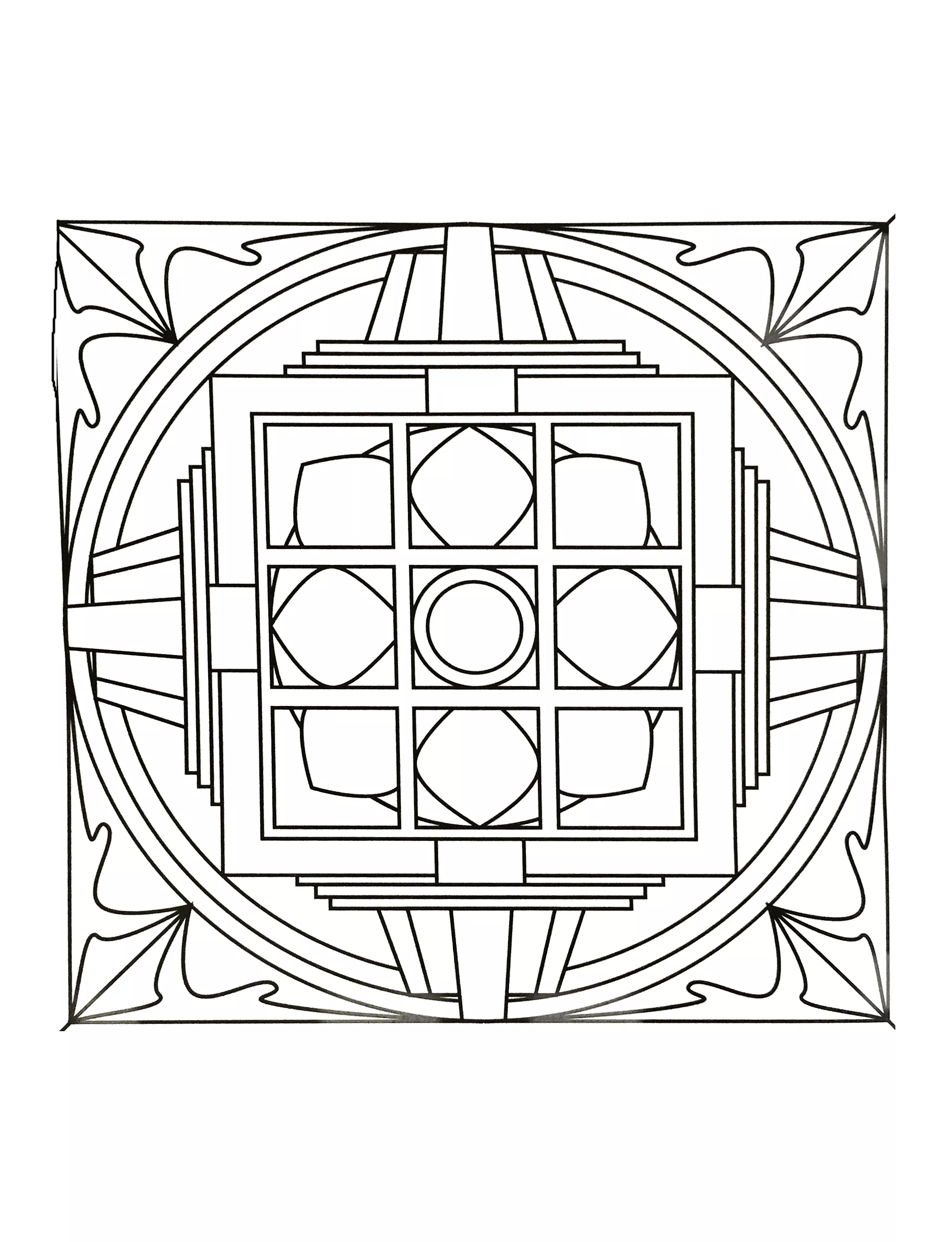 Mandalas-ein-imprimer-gratuit (14) (Schwierigkeitsgrad Mandalas : Normal)
