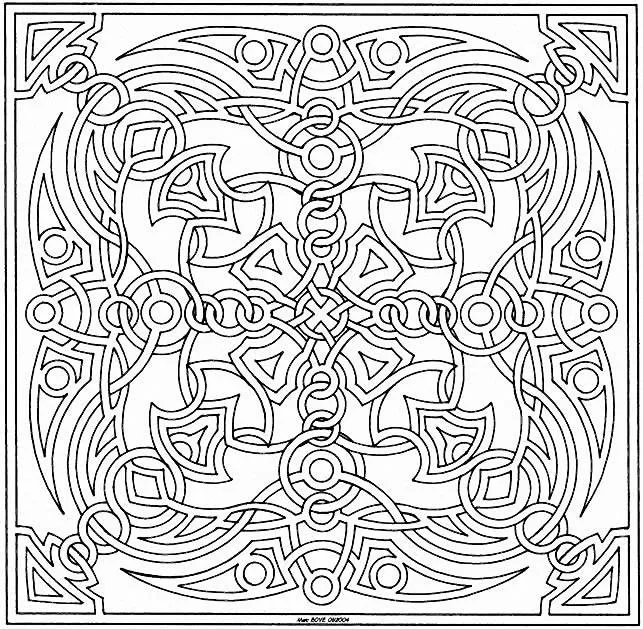 Mandala-a-colorier-gratuit-a-imprimer (23) (Schwierigkeitsgrad Mandalas : Normal)