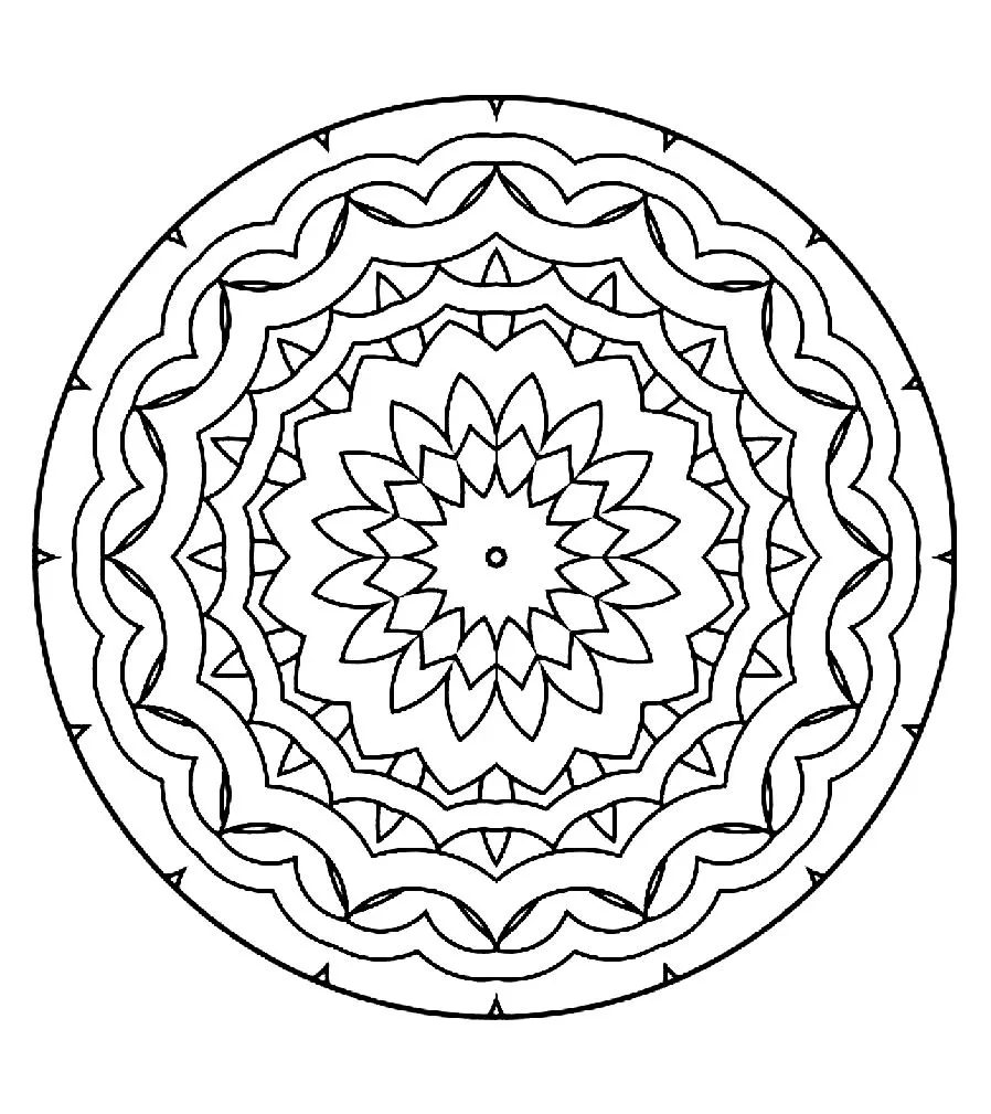 Mandala-a-colorier-gratuit-a-imprimer (5) (Schwierigkeitsgrad Mandalas : Normal)