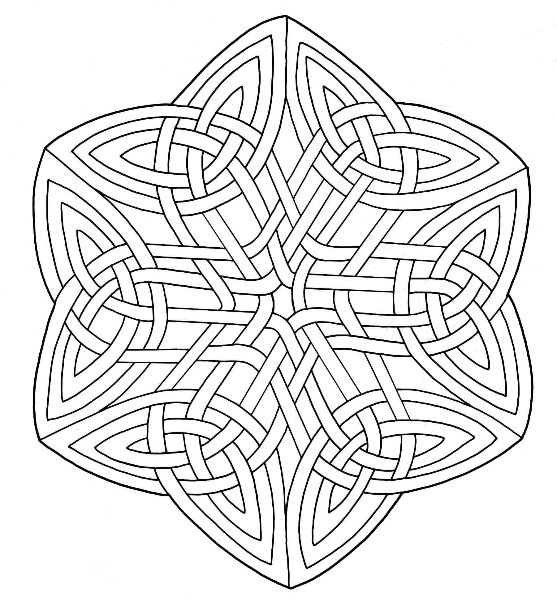 Kostenlose mandala zum ausdrucken normal - 80385 (Schwierigkeitsgrad Mandalas : Normal)