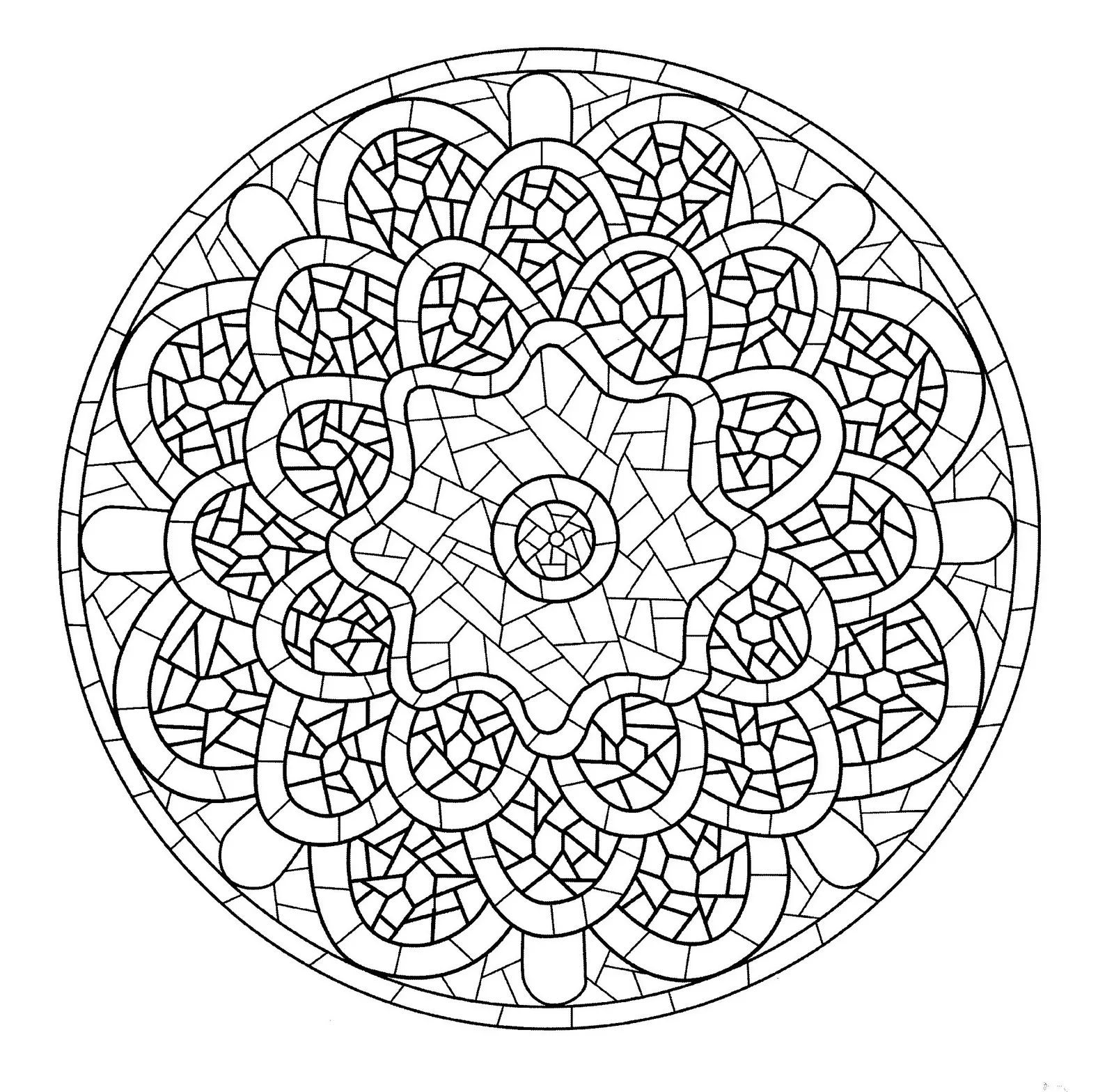 Mandala-a-colorier-gratuit-a-imprimer (7) (Schwierigkeitsgrad Mandalas : Normal)