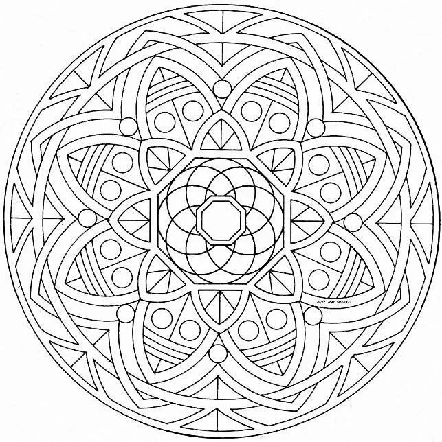 Mandala-a-colorier-gratuit-a-imprimer (6) (Schwierigkeitsgrad Mandalas : Normal)