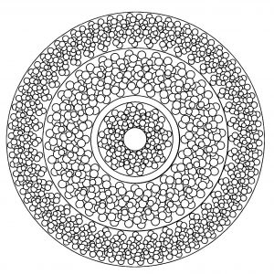 Mandala kleine Bereiche (Schwierigkeitsgrad Mandalas : Normal)