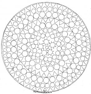 Mandala geometrische Figuren