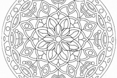 Mandala A Colorier Gratuit A Imprimer  22 