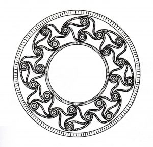 Keltisches harmonisches Mandala