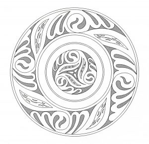 Joli mandala celtique (Schwierigkeitsgrad Mandalas : Normal)