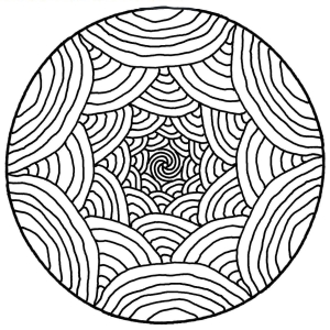 Mandala (Schwierigkeitsgrad Mandalas : Normal)