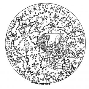 Mandala Schätze (Schwierigkeitsgrad Mandalas : Normal)