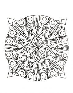 Mandala Farbig Gratis Drumherum