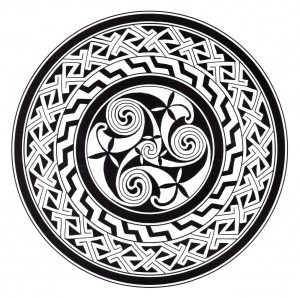 Wunderschönes Mandala (Schwierigkeitsgrad Mandalas : Normal)