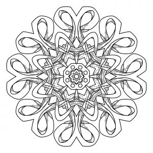 Mandala-Rubane (Schwierigkeitsgrad Mandalas : Normal)