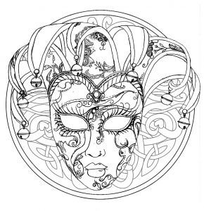 Mandala Masque Du Carnaval De Venise