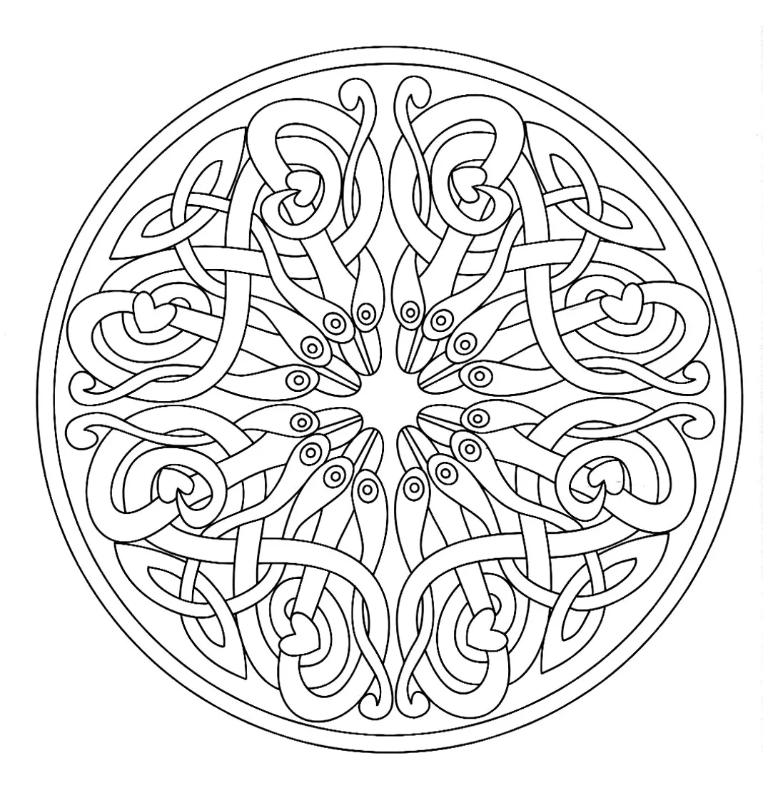 Mandala-a-colorier-difficult (17) (Schwierigkeitsgrad Mandalas : Schwierig)