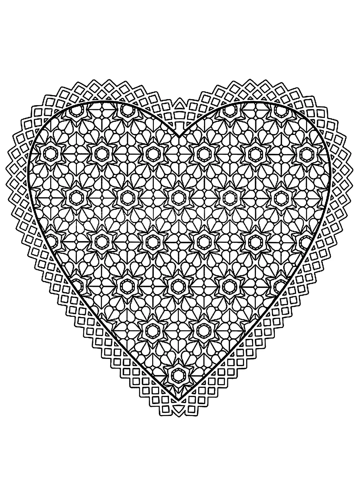 Mandala-a-colorier-difficult (7) (Schwierigkeitsgrad Mandalas : Schwierig)