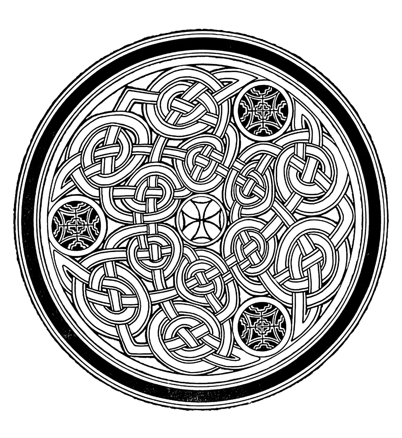 Mandala-a-colorier-difficult (3) (Schwierigkeitsgrad Mandalas : Schwierig)