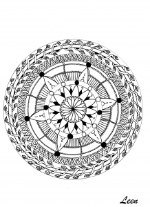 Laubiges Mandala