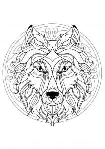 Wolfskopf Mandala   4