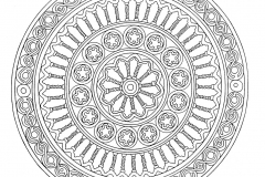 Mandala A Colorier Adulte Difficult  12 