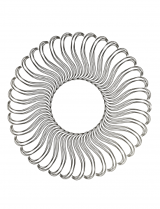 Kreisförmiges Mandala