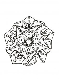 Handgezeichnetes Mandala