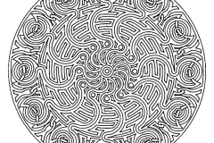 Mandala A Colorier Adult Difficult  1 