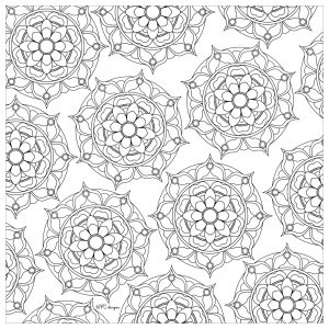 Mandala In Quadratischer Zone