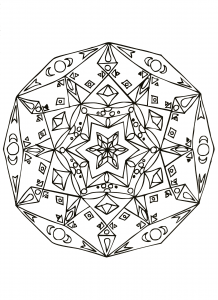 Mandala Aus Sternen