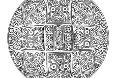 Mandala A Colorier Adult Difficult  1 
