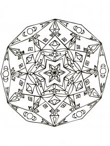 Mandala Mit Sternen