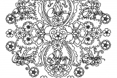 Mandala A Colorier Adult Difficult  9 