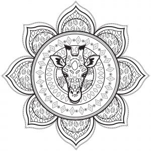 Mandala Giraffe