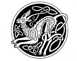 Mandala keltische Kreatur (Thematische Mandalas : Tiere)