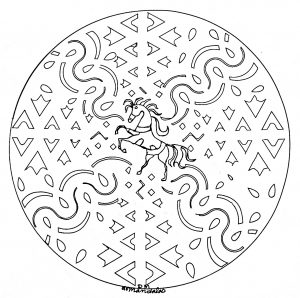 Mandala Cheval