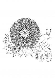 Mandala Schnecke